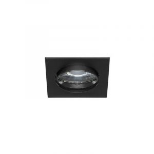 Spot orientable carré noir GU10 max 50W (LSA101205)