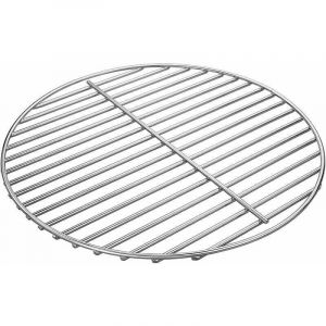 7440 34CM Grille de Cuisson en Acier Nickelé Brillant pour Weber Charcoal Kettle 47CM Barbecue charbon Grils, Weber One Touch, Bar B Kettle, Smokey