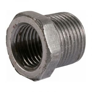 Raccord fonte noire droit à visser - m 1'1/4 - f 3/8' - n° 241