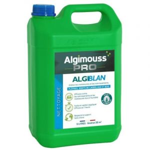 ALGIBLAN - 5 LITRES - Nettoyant bois noircis et moisissures ALGIMOUSS - 002003