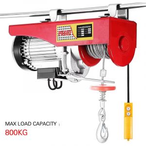 Hofuton Treuil électrique, Palan électrique, 400/800 kg avec câble en acier