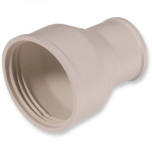 Entonnoir De Chasse D'Eau Inf&eacute;rieur En Caoutchouc &Agrave; Fermeture Automatique, Blanc - Ht/005/k