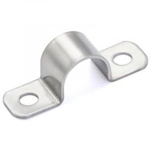 20 Pi&egrave;ce Clips C&acirc;ble 2 Trous fixation pour tube Acier inoxydable 304 accroche cable taille mini fixation c&acirc;ble &eacute;lectrique pour la