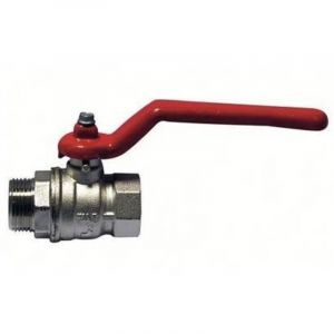 VANNE &Agrave; BILLE MF AVEC LEVIER ROUGE Dimension : 1"1/2 (DN 40) 25 bar / 362,5 ps