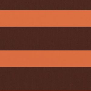 &Eacute;cran de balcon，Brise Vue de terrasse，Toile de Balcon Orange et marron 75x600 cm Tissu Oxford CFW261794