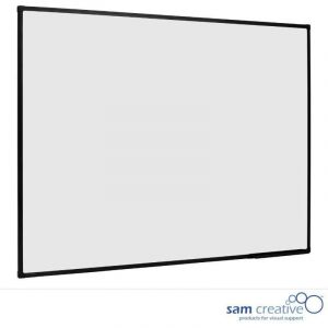 Tableau blanc s&eacute;rie Basic 60x120 cm cadre noir