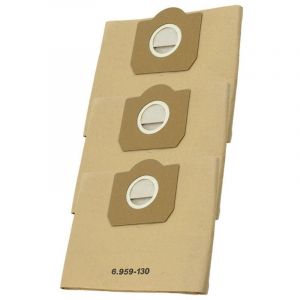 Sacs pour aspirateur WD3 compatibles avec Karcher 6.959-130.0, sacs filtrants en papier 1629 MV3 A2201/2204/2504/2554/2251/2604, sacs pour