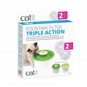 Catile triple cartouche action Fontaine de fleur 2 uds