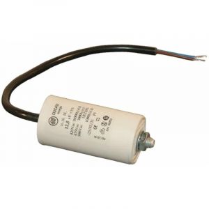 Cyclingcolors - Condensateur de démarrage universel avec câble 2 fils 1,5µF 450V Ø28mm longueur 55mm fixation M8 Permanent Moteur Appareils
