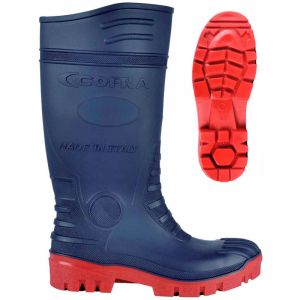 Cofra SS5T40 Bottes PVC Typhoon S5 CI LG FO SR Bleu Rouge 40