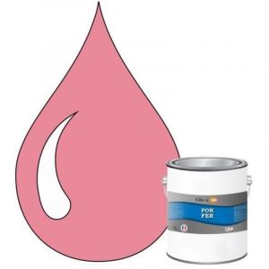 Peinture - POK - Fer Antirouille - Glyc&eacute;rophtalique - 1L - RAL 3015 Rose clair