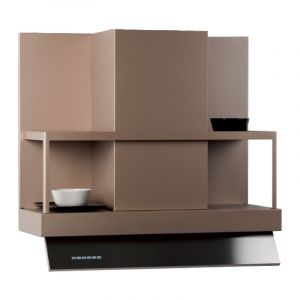 Webmarketpoint - Hotte aspirante etra no drip en acier inoxydable cuivr&eacute; 120 cm