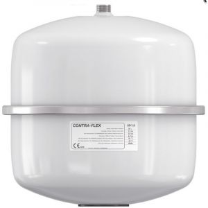 Vase d'expansion &agrave; membrane pour eau potable, 10 bar, 35 litres, mod&egrave;le maison blanc