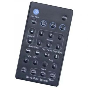 Télécommande de remplacement pour barre de son KZQ compatible avec le système de musique Bose Wave AWRCC1 AWRCC2 Radio/CD