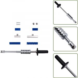 The Living Store - Ensemble de marteau &agrave; inertie 7 pcs Acier au carbone - Kit De D&eacute;bosselage - Outil De R&eacute;paration Auto - Marteau Coulissant