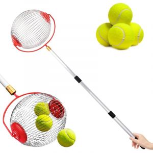 LaBlanc - Grand Collecteur de Noix Réglable et Léger pour L'extérieur, Rouleau Ramasse Noix Acier Inoxydable Outils de Jardinage pour Fruits Ferme