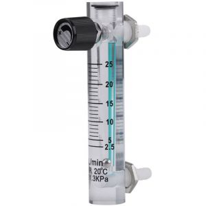 D&eacute;bitm&egrave;tre de gaz &agrave; air oxyg&egrave;ne, d&eacute;bitm&egrave;tre de d&eacute;bitm&egrave;tre &agrave; tube de 2,5-25LPM 8mm pour liquide gazeux avec vanne de r&eacute;gulation,A