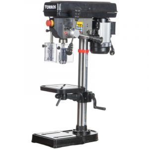 Torros &ndash; Perceuse &agrave; colonne 400W &ndash; Diam&egrave;tre de per&ccedil;age 16 mm &ndash; 5 vitesses de 500 &agrave; 2500 rpm &ndash; Raccord CM2 &ndash; DT16M