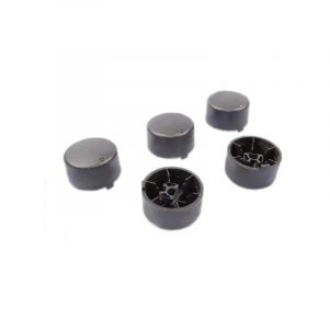 Bouton noir Nectra/Top