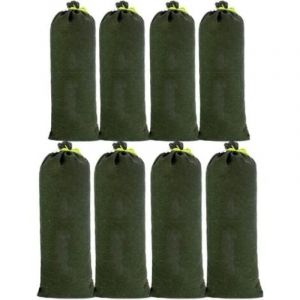 YMYNY 8pcs Sac a Sable en Toile Boudin Anti Inondation Contre Sable Inondation Les Mod&egrave;les Am&eacute;lior&eacute;s ne se Fanent pas pour Drainage pour Garage