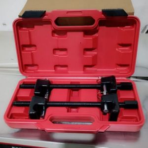 Pour Compresseur de Ressort Amortisseur 2 Pi&egrave;ces 320mm, Outil Compresseur Ressort Amortisseur avec Coffret Rouge pour Suspension de Voiture