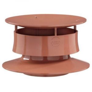 Extracteur Statique Terracotta ⌀100mm - Nicoll