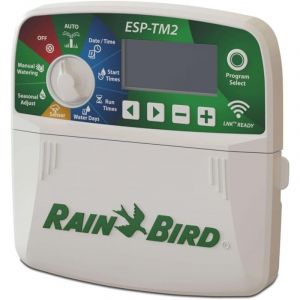 Programmeur d'irrigation Rain Bird 8 stations - Contrôleur ESP-TM2I-230V compatible avec WiFi/WLAN. Offre exclusive