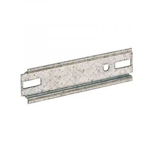 Rail din omega 245mm Rail 12-24 modules en métal galvanisé pour tableaux - 14244 - Faeg