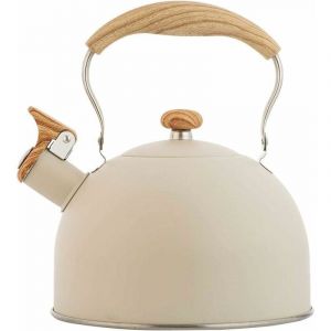 Ensoleille - Bouilloire Sifflante, 2.5L Bouilloire Sifflante Induction Gaz Bouilloire En Acier Inoxydable Bouilloire Théière Sifflante Bouilloire a