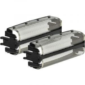 2x Grille double compatible avec Remington Elite XLR9500, XLR9200, XLR9400, XLR9000 rasoir électrique + cadre, noir - Vhbw