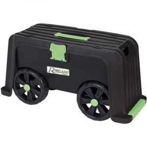 Agenouilloir - tabouret-chariot 4 en 1 sur roues - PRAGENP4R - RIBILAND