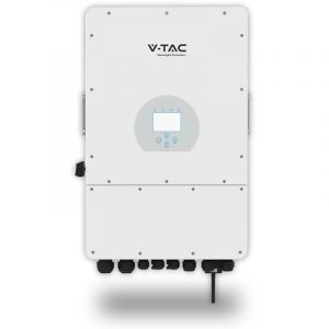 V-tac - Onduleur photovoltaà¯que hybride monophasé On-Grid/Off-Grid Deye 6kW avec écran tactile lcd et compteur intelligent intégré incluant ta et