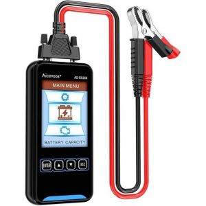 Testeur de Batterie, Testeur Batterie Voiture, 100-2000 CCA Testeur de Batterie pour Auto Testeur de Batterie 12V/24V Testeur Batterie,de