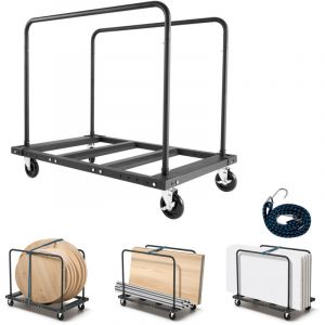 Mophorn Chariot pour plaques de pl&acirc;tre, capacit&eacute; de charge 816,5 kg, con&ccedil;u pour le transport de panneaux de cloison s&egrave;che, &eacute;quip&eacute; de roulettes