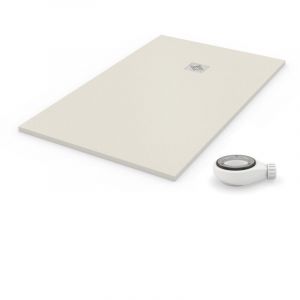 Receveur de douche extra plat QUARTZ Beige clair 75x170
