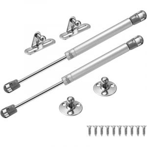 Rnemitery - Lot de 2 Vérin à Gaz, 100N / 10kg Verin Meuble Ressort Amortisseurs à Gaz avec Vis, Verin Hydraulique Levage de Porte Armoire Cuisine