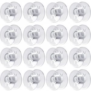 60 Pcs Canette Machine a Coudre Bobines pour Machine &agrave; Coudre Canette Plastique Canettes Machine &agrave; Coudre pour Brother Singer Kenmore Janome la