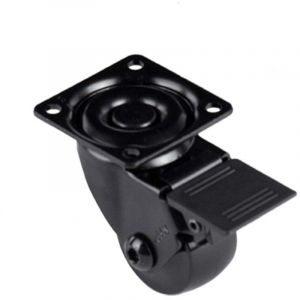 Roue noire Plet. Nairobi D-35 S.Freno - NAIROBI - Roues plates avec ou sans frein