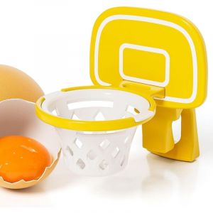Separateur Oeuf Jaune et Blanc Panier de Basket, S&eacute;parateur de D'oeuf, Filtre de D'&oelig;uf en Plastique, Extracteur pour Gadget de Cuisine, Outils de