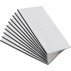 10 Pi&egrave;ces Tapis D'Isolation Acoustique Tapis de Voiture Isolant Autocollant Tapis Insonorisant pour Voiture Tapis D'isolation Phonique pour Isolation