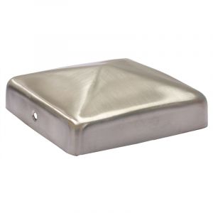 Chapeau de poteau acier inoxydable pour poteaux 9x9cm - Par pi&egrave;ce