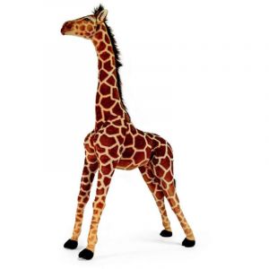 Peluche g&eacute;ante b&eacute;b&eacute; girafe girafon - Haut 130 cm
