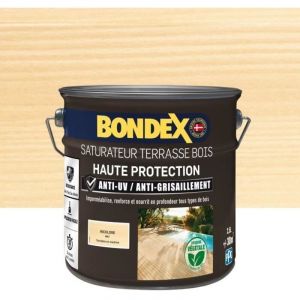 Bondex - Saturateur Terrasse Bois Haute Protection - Mat - 2,5L - Incolore