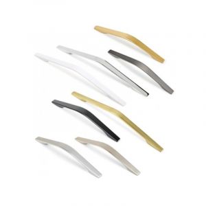 Poign&eacute;e Fuji 6811 - talla Bronze rustique. 230x20x32mm. Entraxe 160mm.