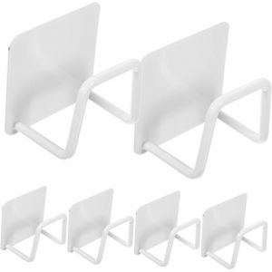 6 Pi&egrave;ces Casquette De Baseball Crochet Chapeau Cintres Pour Mur Organisateur De Chapeau Pour Casquette De Baseball Porte-Chapeau Porte-Chapeau Pour