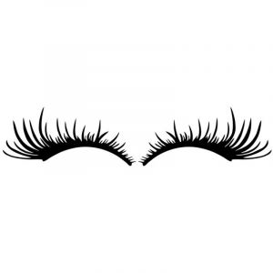 FITAGS Cils Noirs Autocollant pour Voiture Cils Sticker Voiture D&eacute;Cor Autocollant De Cils De Voiture Autocollant De Pare-Chocs Amovible pour Cils,