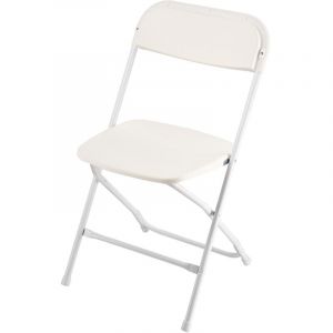 Mophorn Lot de 6 chaises pliantes portables, chaises en plastique avec structure m&eacute;tallique, si&egrave;ges empilables pour usage int&eacute;rieur et ext&eacute;rieur,