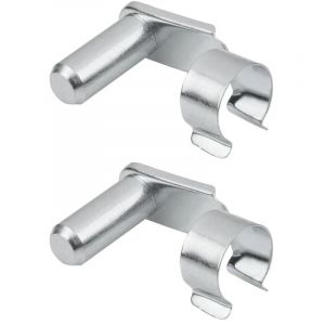 Cyclingcolors - 2x Axe de s&eacute;curit&eacute; pour chape clip &agrave; ressort 10mm longueur utile 38mm V&eacute;rin Gaz Universel T&ecirc;te Embout Fourche V&eacute;hicule Goupille