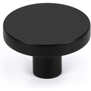 Lot de 10 boutons d'armoire de cuisine noir mat, boutons en laiton massif pour tiroir de commode, poignées d'armoire de salle de bain minimalistes