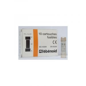L'ebenoid - Fusible 25A cartouche 10X38mm gG usage industriel (boite de 10) hpc 120kA 500V avec voyant ebenoid 061125